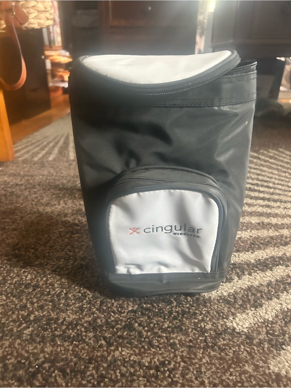 Cingular Wireless Black and Light Gray Insulated Carry Case